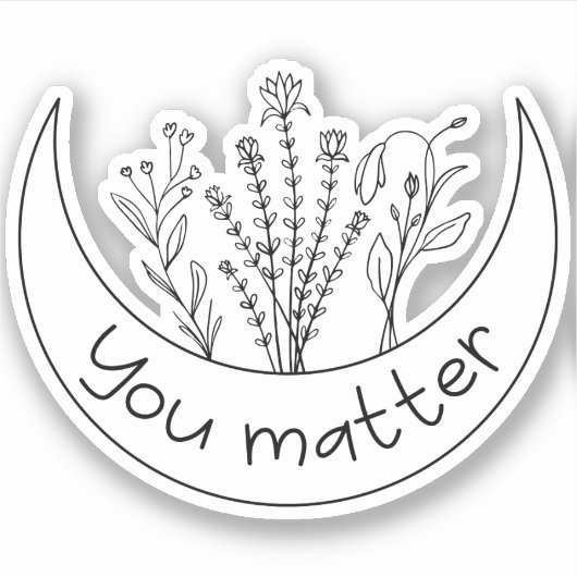 Sticker Vous êtes important (Devant)