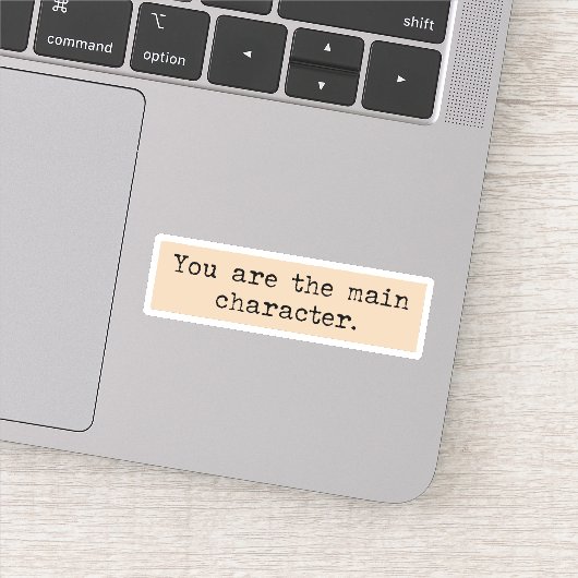 Sticker Vous êtes le personnage principal Dark Academia es (Détail)