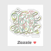 Sticker Vous êtes l'un de nous maintenant Green Graphic (Feuille)