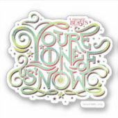 Sticker Vous êtes l'un de nous maintenant Green Graphic (Devant)