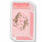 Sticker Vous Êtes Ma Zone De Correspondance Parfaite (Devant)