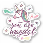 Sticker Vous Êtes Magique (Devant)