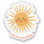 Sticker Vous êtes mon soleil (Recto)