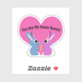 Sticker Vous êtes My Honey Bunny (Feuille)