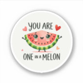 Sticker Vous êtes un dans un Melon - mignon bâton de pastè (Devant)