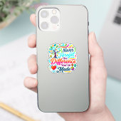 Sticker Vous faites une différence | Cadeau d'appréciation (Téléphone)