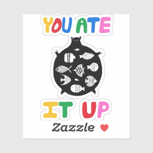 Sticker Vous L'avez Dévoré (Feuille)