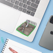 Sticker Vous ne pouvez pas garder une bonne girafe (Ordinateur portable avec iPhone)