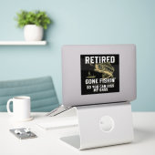 STICKER VOUS POUVEZ EMBRASSER L'ACHIGAN (Ordinateur portable sur le bureau)