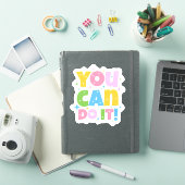 Sticker Vous Pouvez Le Faire Mignonne Conception (Couverture iPad)