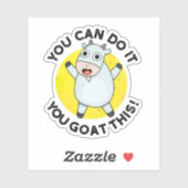 Sticker Vous Pouvez Le Faire Vous Chantez Ce Drôle Animal (Feuille)