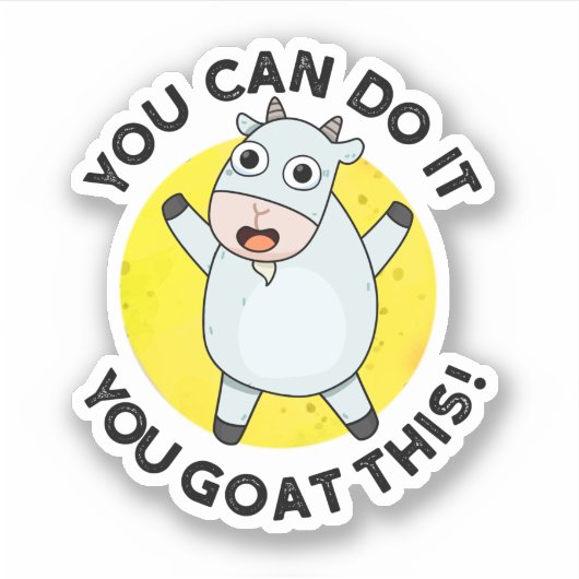 Sticker Vous Pouvez Le Faire Vous Chantez Ce Drôle Animal (Devant)