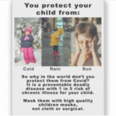 Sticker Vous protégez votre enfant de.. (Devant)