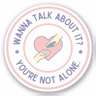 Sticker Vous Voulez En Parler ? Sensibilisation à la santé