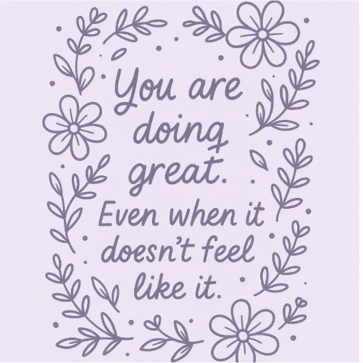 Sticker Vous vous en sortez bien ! (Devant)