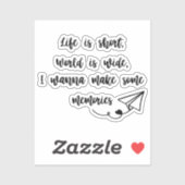 Sticker Voyage (Feuille)