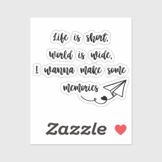 Sticker Voyage (Feuille)