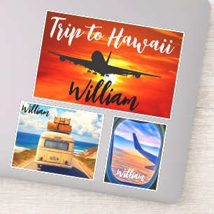 Sticker Voyage à Hawaii (Timbres de Voyage)