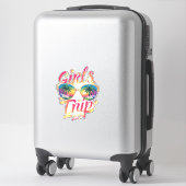 Sticker Voyage de filles 2024 Week-end Summer Beach Vacati (Sur valise)
