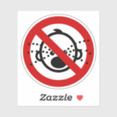 Sticker VOYAGE NO Cry Baby ⚠ Aéroport thaïlandais ⚠ (Feuille)