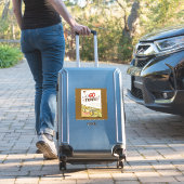 Sticker Voyage sur mesure Let's Go ! (Valise Insitu)