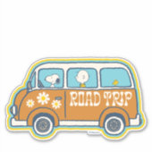 Sticker Voyage sur route | Peanuts Road Trip Van (Devant)