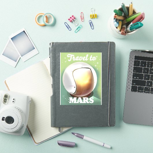 Sticker Voyage vers Mars (Couverture iPad)