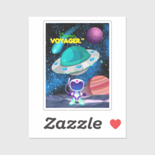 STICKER VOYAGEUR COSMIQUE
