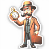 Sticker Voyageur d'heure (Recto)