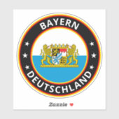 Sticker Voyageur global - Bayern | Bavière (Modifier) (Feuille)