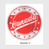 Sticker Voyageur mondial - Canada (Feuille)