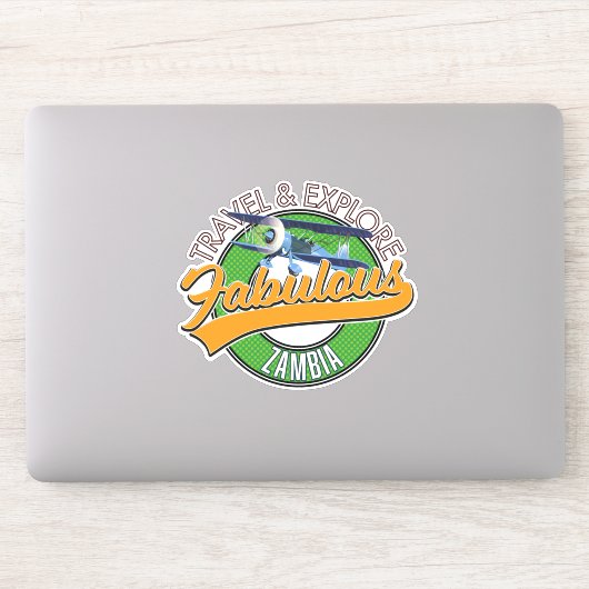Sticker Voyagez explorer la zambie fabuleuse (Ordinateur)