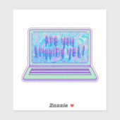 Sticker Voyagez-vous encore holographique (Feuille)