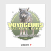 Sticker Voyaguers NP (Wolf) WT (Feuille)