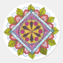 Sticker: "Vrede die ik u geef"