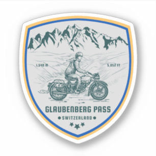 Sticker VTT Glaubenberg pass Suisse alpes
