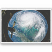 Sticker Vue De L'Ouragan Dorian. (Devant)