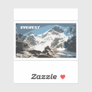 Sticker Vue du mont Everest, Népal