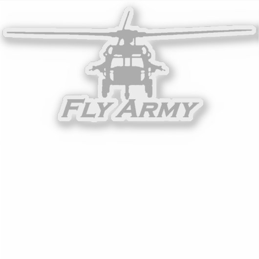 Sticker Vue frontale UH-60 Blackhawk (Devant)