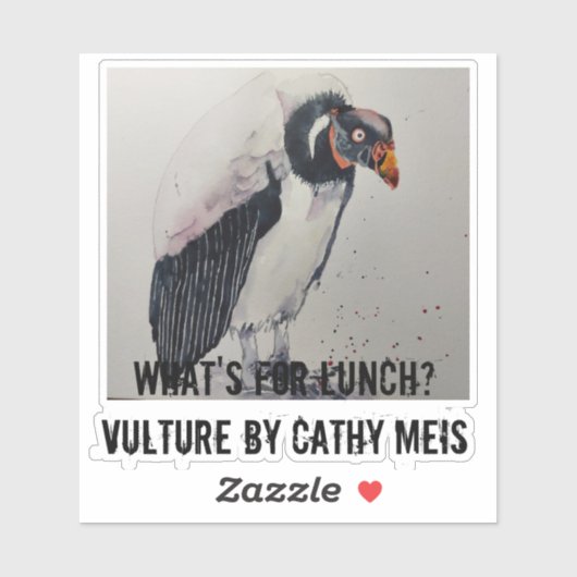 Sticker Vulture de Hungry (Feuille)