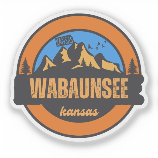Sticker Wabaunsee, Kansas (Devant)