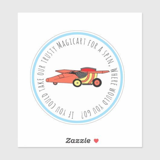 Sticker Waffle+Mochi- Magicart-Autocollant vinyle (Feuille)
