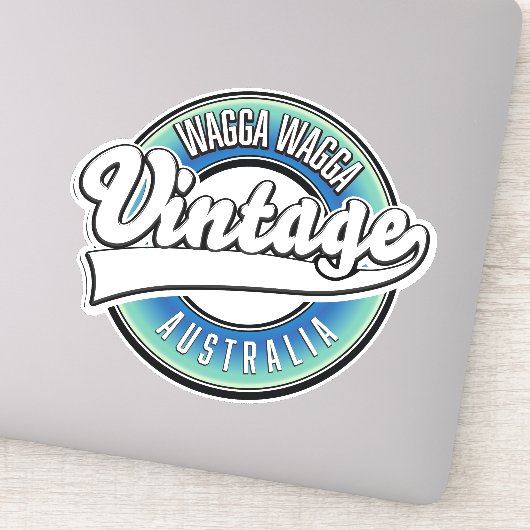 Sticker Wagga Wagga australie. (Détail)