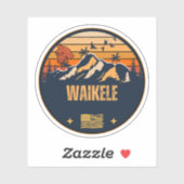 Sticker Waikele, Hawaï (Feuille)
