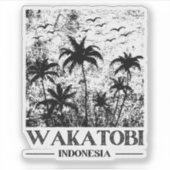 Sticker Wakatobi, Indonésie (Devant)