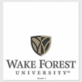 Sticker Wake Forest University Wordmark (Feuille)