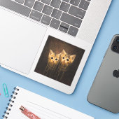 Sticker Waking Wain — Art gothique (Ordinateur portable avec iPhone)