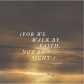 Sticker Walk By Faith (Devant)