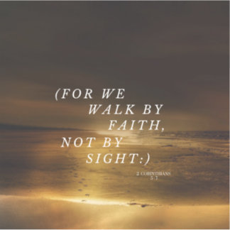 Sticker Walk By Faith