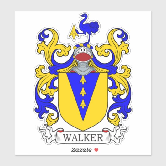 Sticker Walker Family Crest (Feuille)